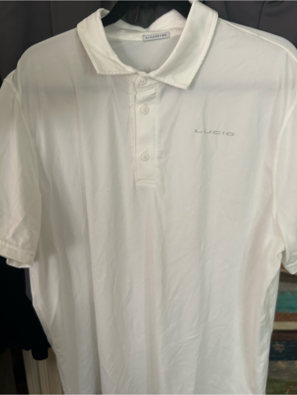 Lucid Men’s White Polo Shirt xxl